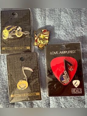 Hard Rock Cafe Collectible Pin lot Halloween Fourth of July & more! nwt